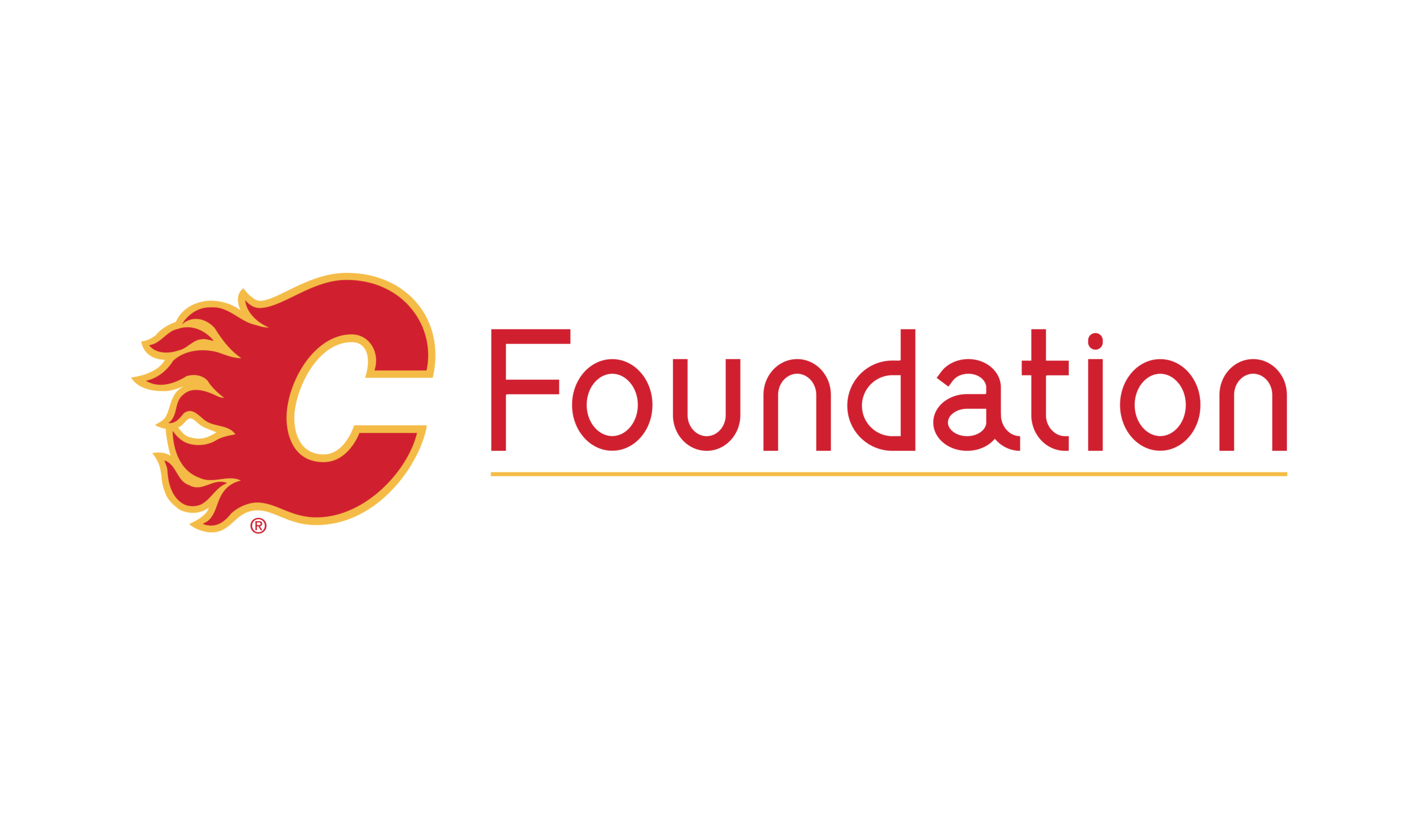 Calgary Flames Foundation Linear Logo